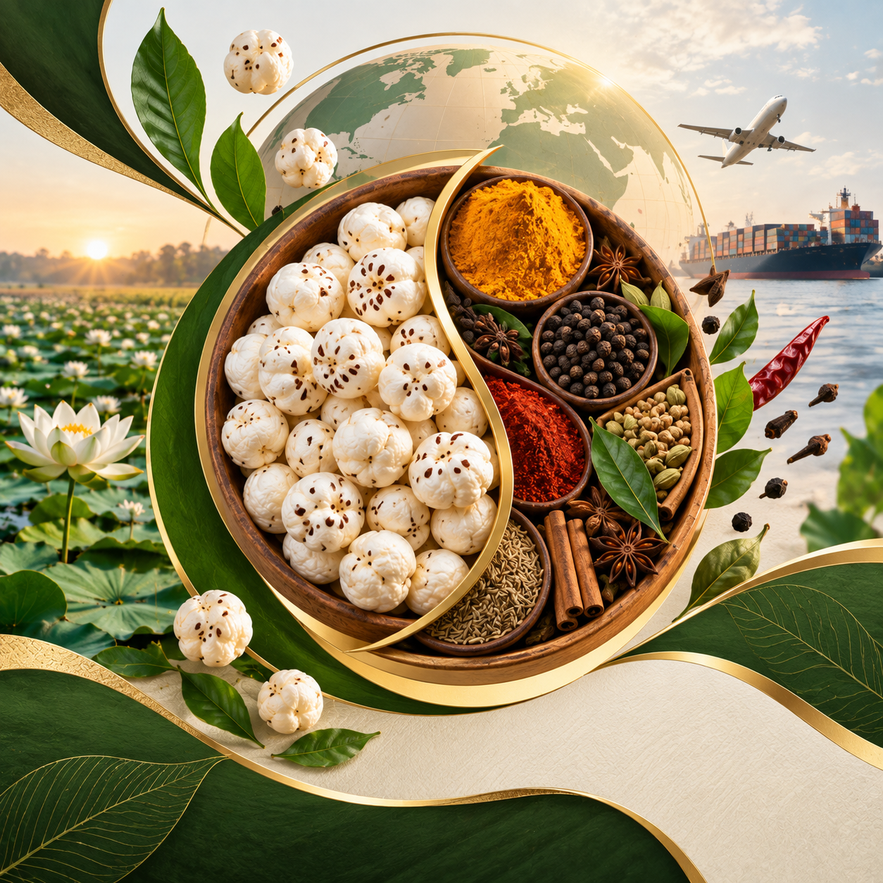 Vistara Vertex Global Makhana and Indian Spices Supplier in Bihar